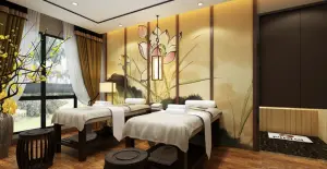 芊芊沐足SPA的logo