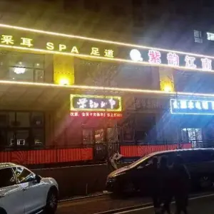 紫韵江南采耳spa的logo