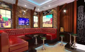 MK量贩式KTV(龙湖时代店)的logo