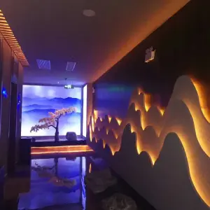 名恒堂影院足道的logo