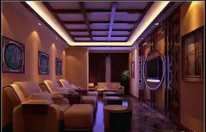 素子影院式足道的logo