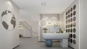 脚天下足浴的logo