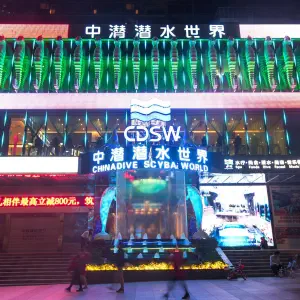 中潜潜水世界的logo