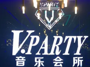 V.party 音乐会所的logo