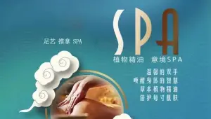楚梵慢时光养生馆的logo