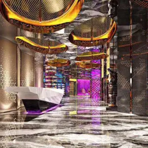 魅力派对量贩式KTV（寮步店）的logo