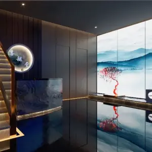 喜越堂影院式足道（三墩店）的logo