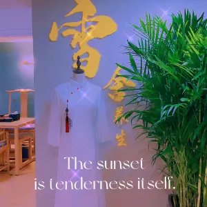 雪舍·养生·SPA（裕华万达店）的logo