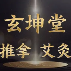 玄坤堂艾灸推拿健康调理（海尚壹品店）的logo