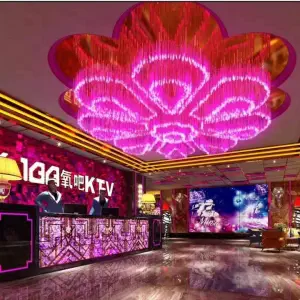 K100氧吧KTV（龙华店）的logo