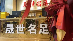 晟世名足的logo