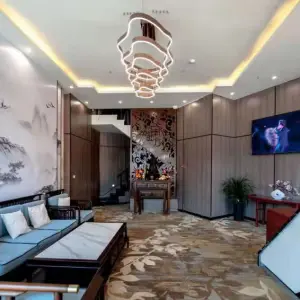 澜坊养生足道会馆的logo