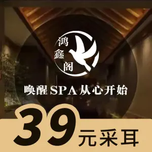 鸿鑫足浴保健城的logo