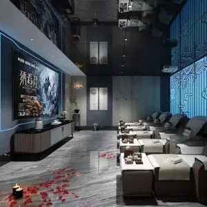 金足道·影院式·养生馆（五一广场新世界百货店）的logo